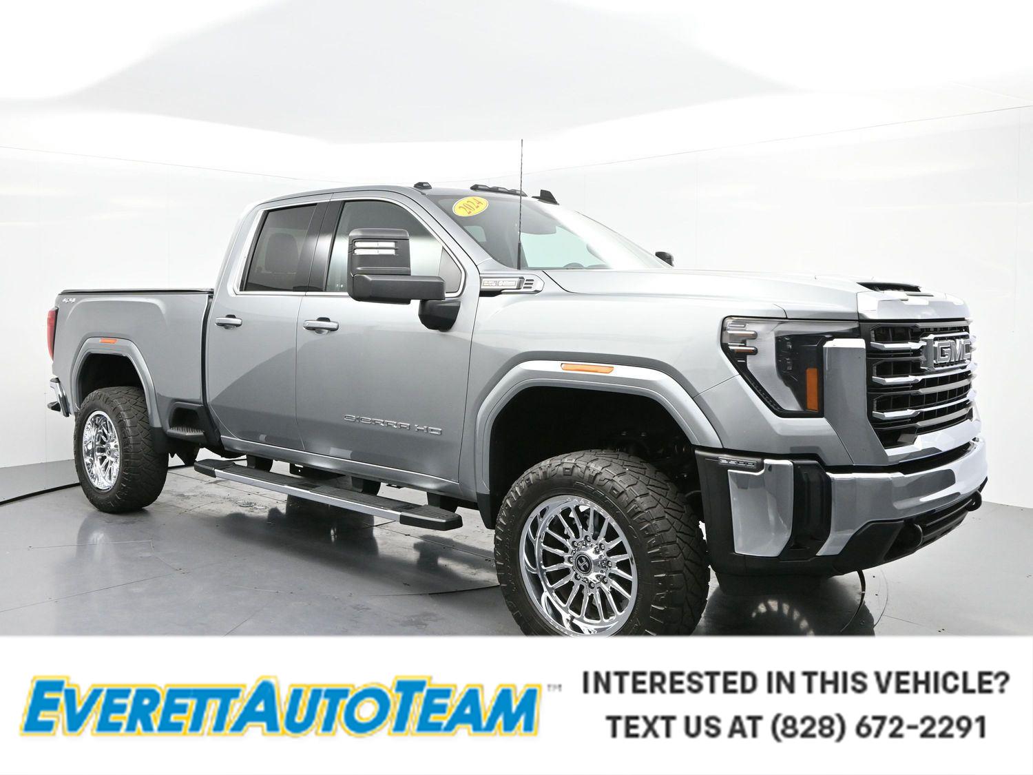 Sterling Metallic 2024 GMC Sierra 2500HD SLE Double Cab 4WD Pickup Truck Four-Wheel Drive Automatic