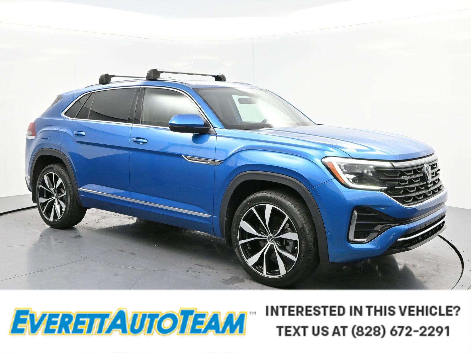 Kingfisher Blue Metallic 2024 Volkswagen Atlas Cross Sport SUV / Crossover All-Wheel Drive Automatic