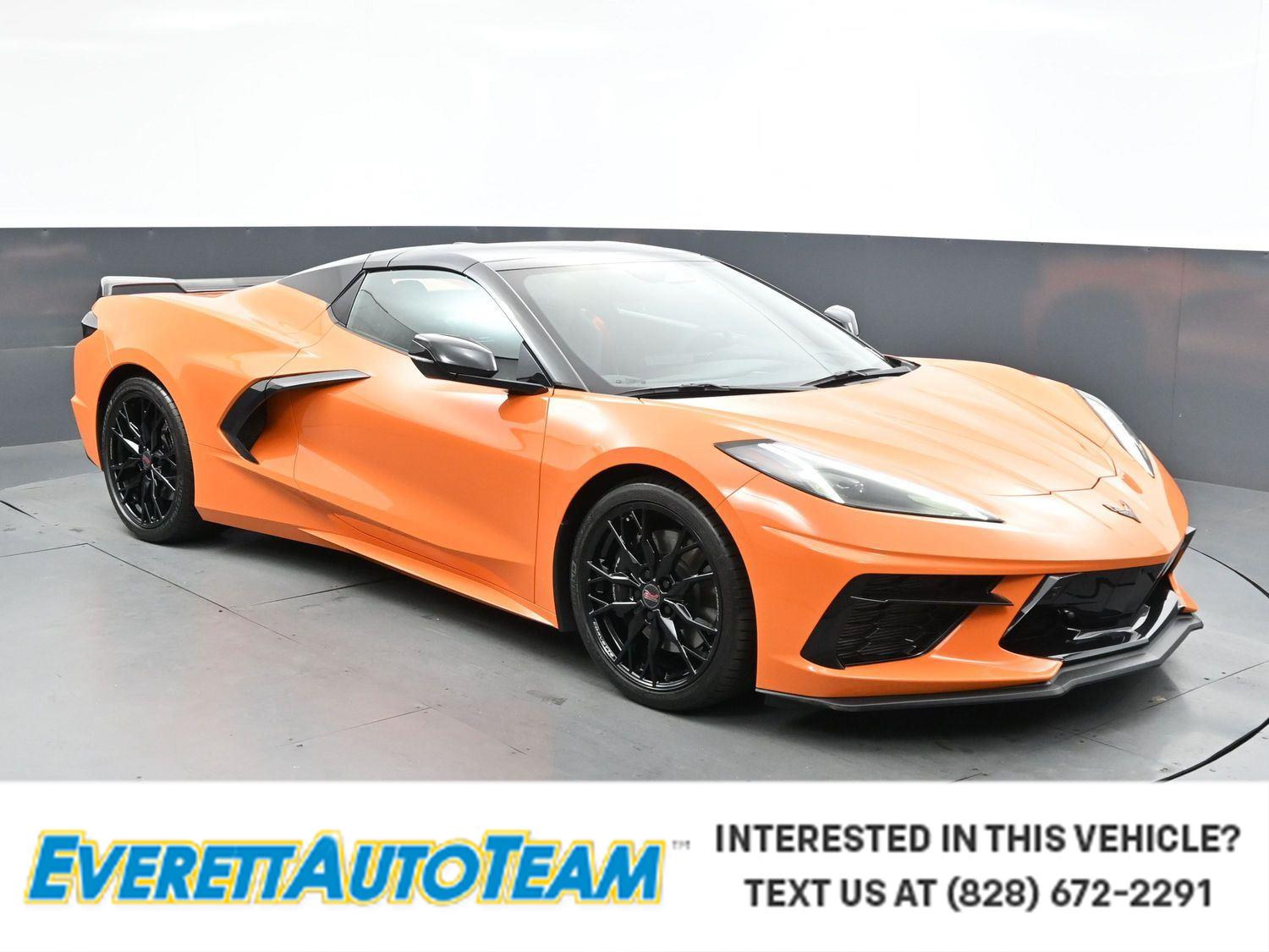 Amplify Orange Tintcoat 2024 Chevrolet Corvette Stingray 3LT Convertible RWD Convertible Rear-Wheel Drive 8-Speed Dual Clutch