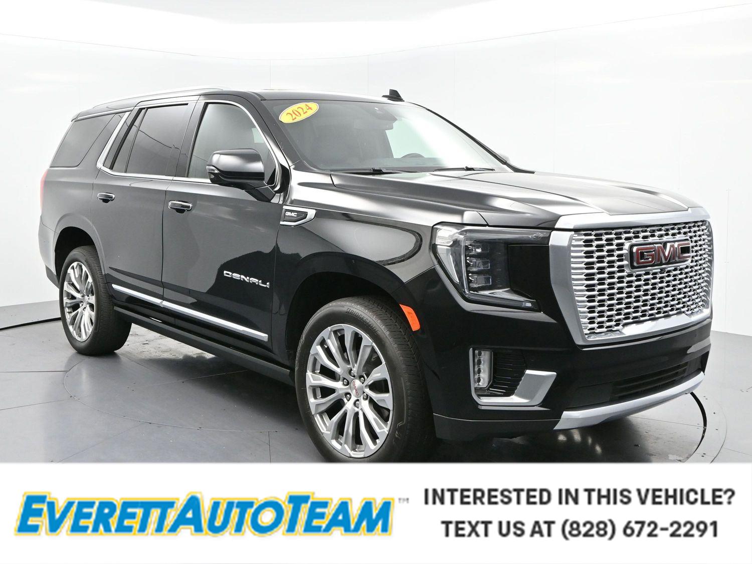 Onyx Black 2024 GMC Yukon Denali 4WD SUV / Crossover Four-Wheel Drive Automatic