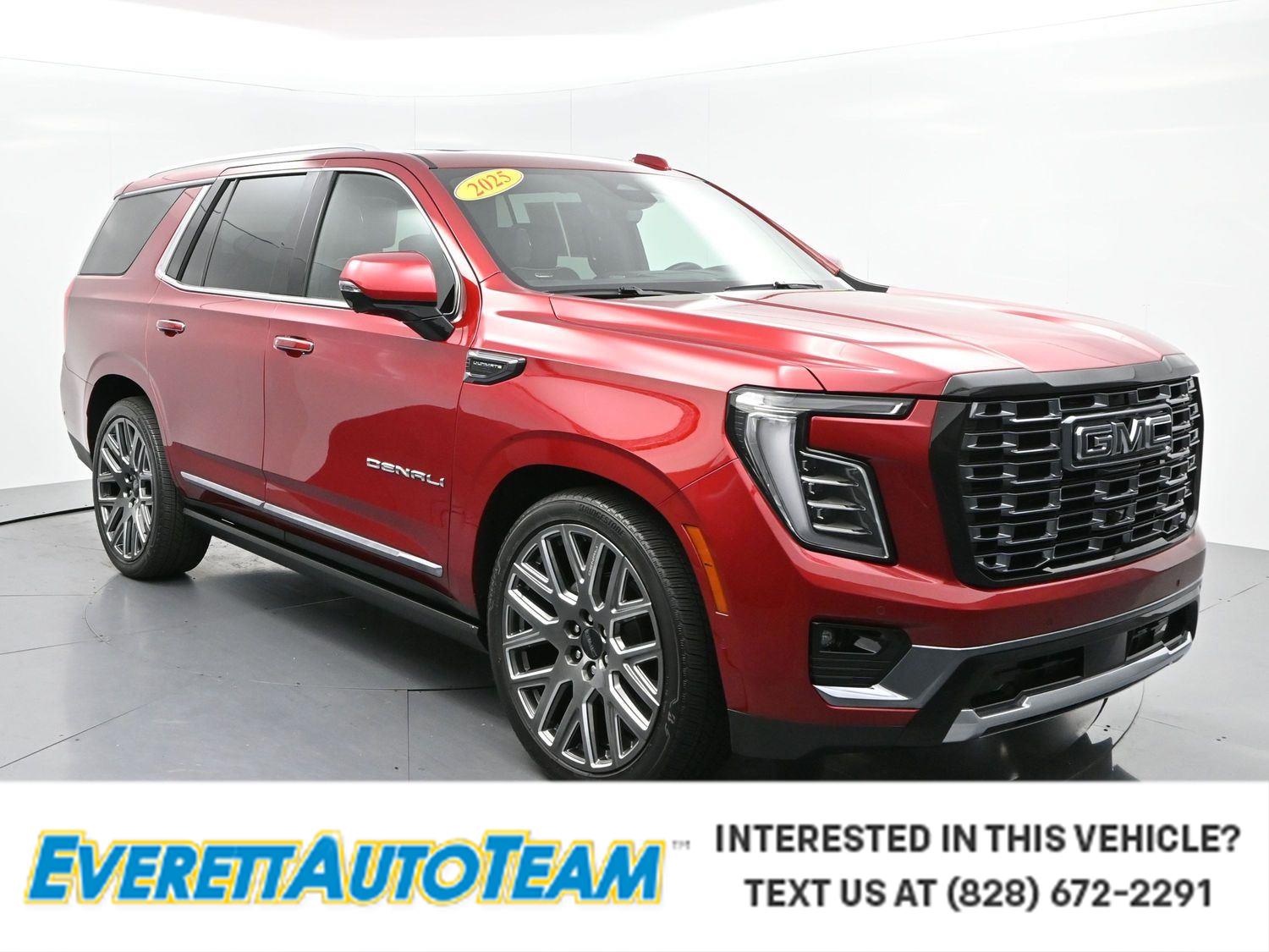 Volcanic Red Tintcoat 2025 GMC Yukon Denali Ultimate 4WD SUV / Crossover Four-Wheel Drive Automatic