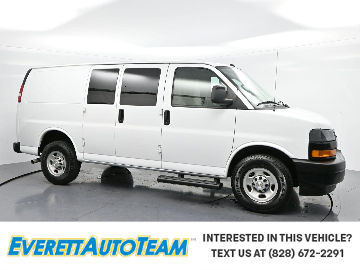 Summit White 2023 Chevrolet Express Cargo Van Rear-Wheel Drive 8-Speed Automatic