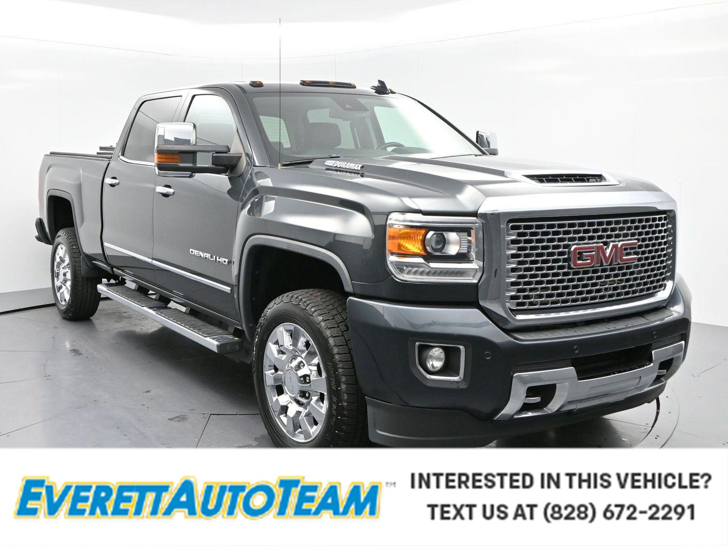 Dark Slate Metallic 2017 GMC Sierra 2500HD Pickup Truck Four-Wheel Drive 6-Speed Automatic