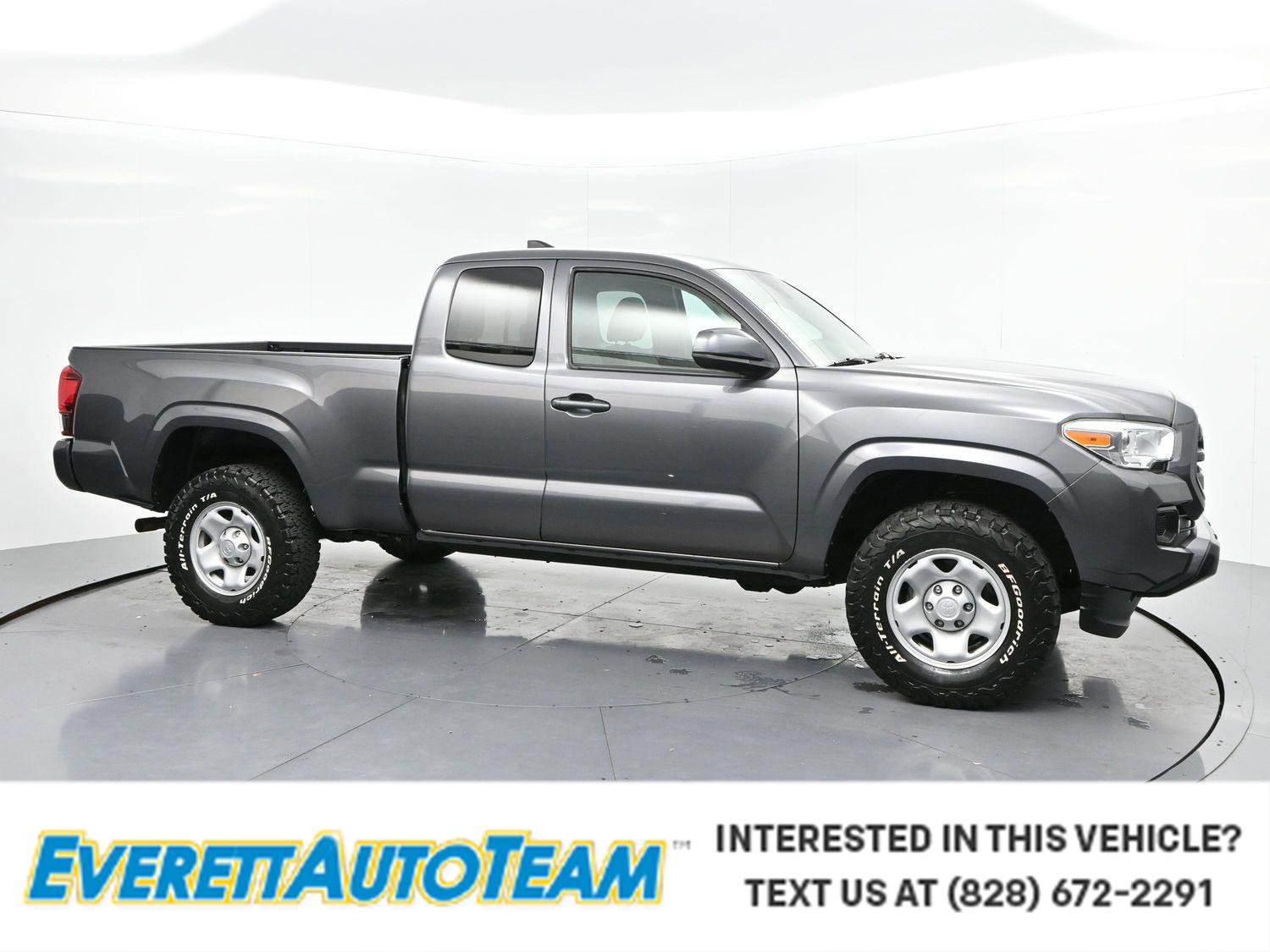 Magnetic Gray Metallic 2019 Toyota Tacoma SR V6 Access Cab 4WD Pickup Truck Four-Wheel Drive 6-Speed Automatic