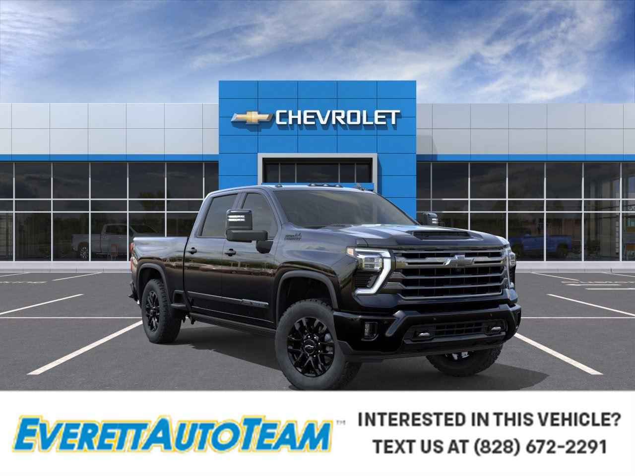 Black 2026 Chevrolet Silverado 2500HD Pickup Truck Four-Wheel Drive Automatic