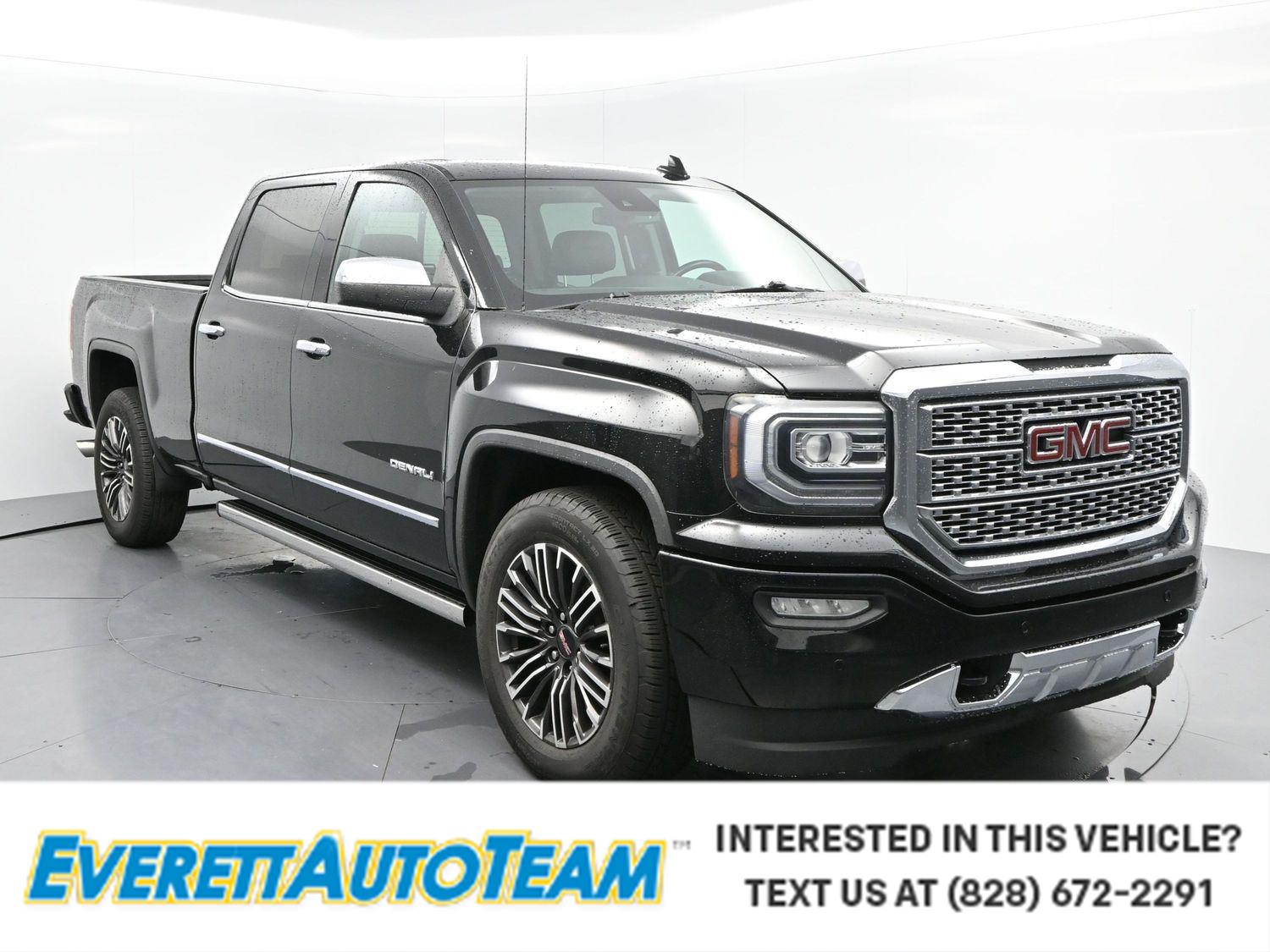 Onyx Black 2017 GMC Sierra 1500 Pickup Truck Four-Wheel Drive 8-Speed Automatic
