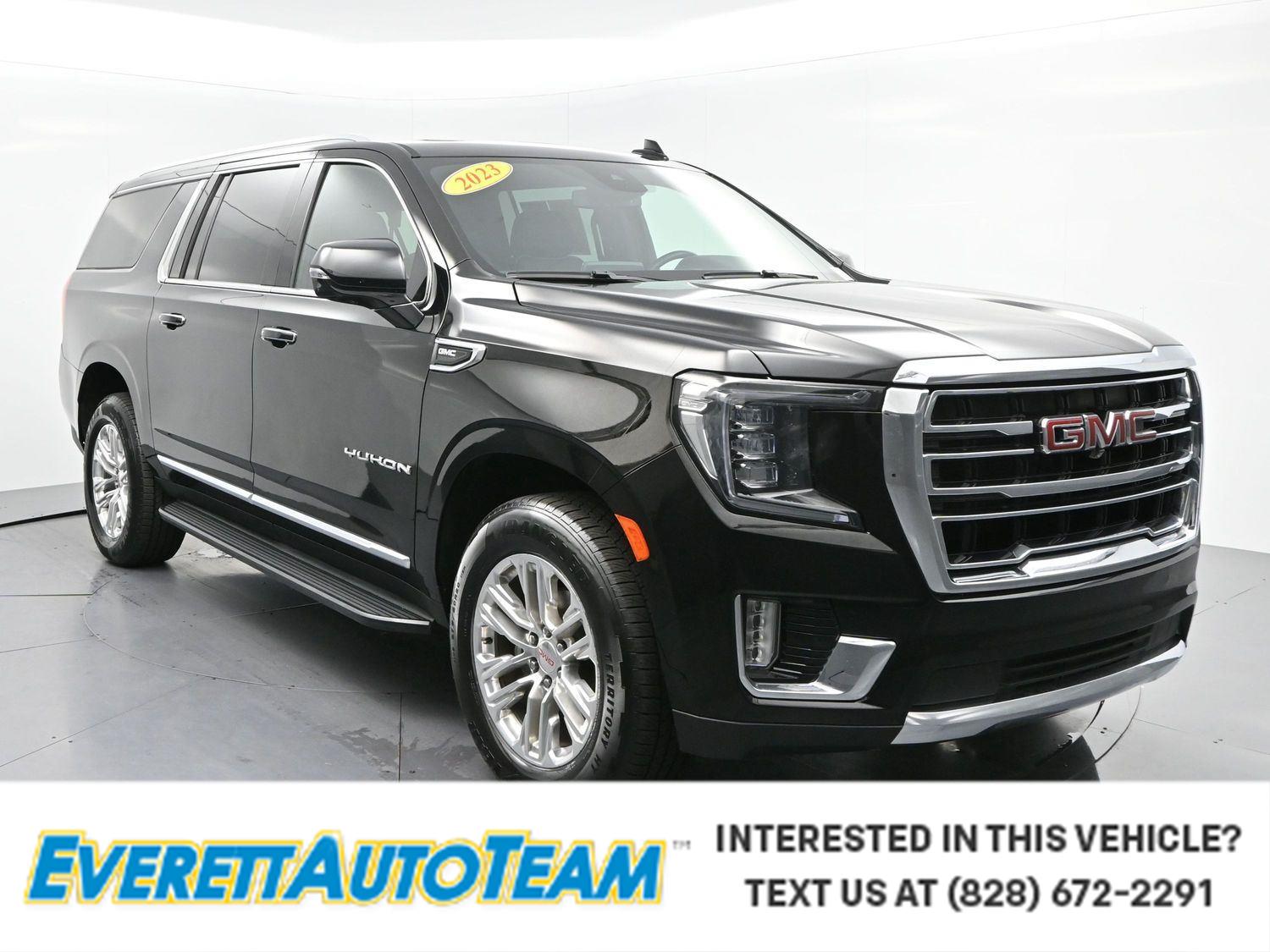 Onyx Black 2023 GMC Yukon XL SUV / Crossover Four-Wheel Drive Automatic