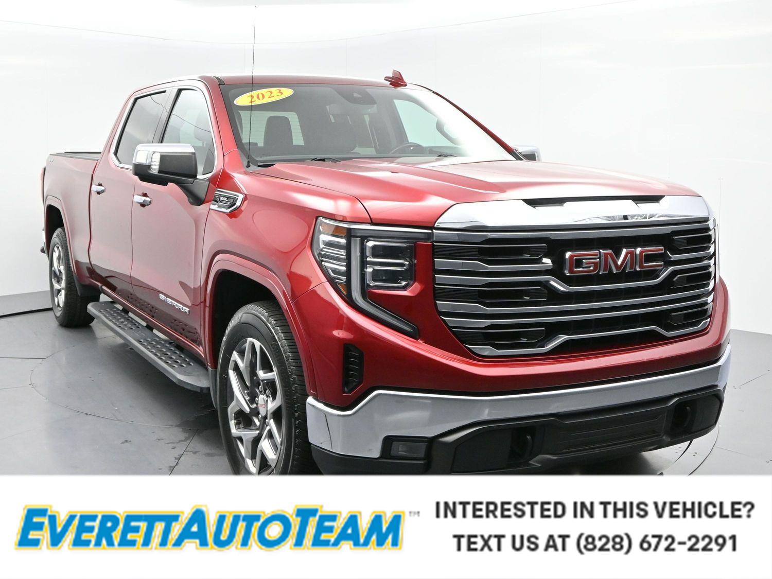 Volcanic Red Tintcoat 2023 GMC Sierra 1500 Pickup Truck Four-Wheel Drive Automatic