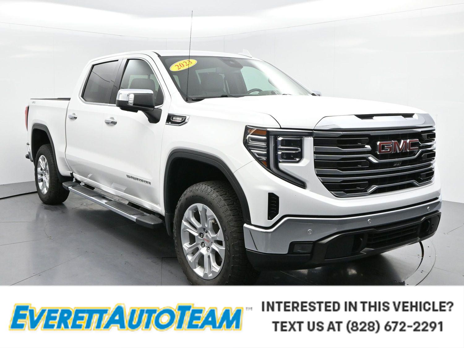 Summit White 2023 GMC Sierra 1500 Pickup Truck Four-Wheel Drive Automatic