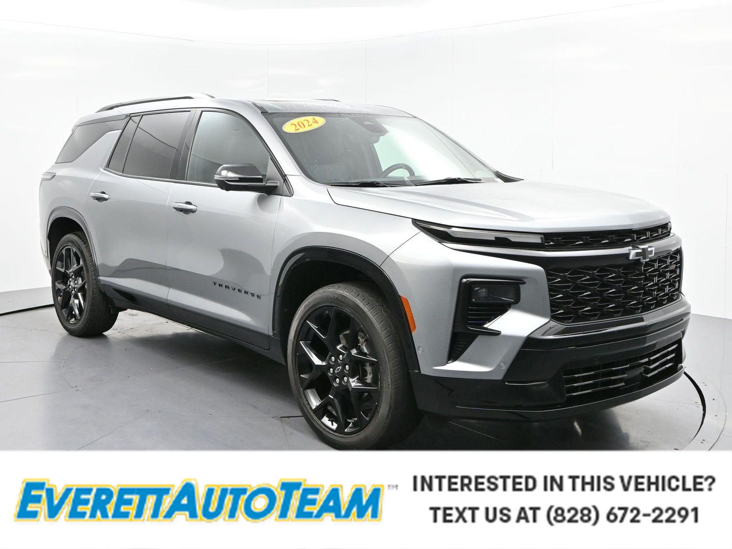 Sterling Gray Metallic 2024 Chevrolet Traverse RS AWD SUV / Crossover Four-Wheel Drive 8-Speed Automatic