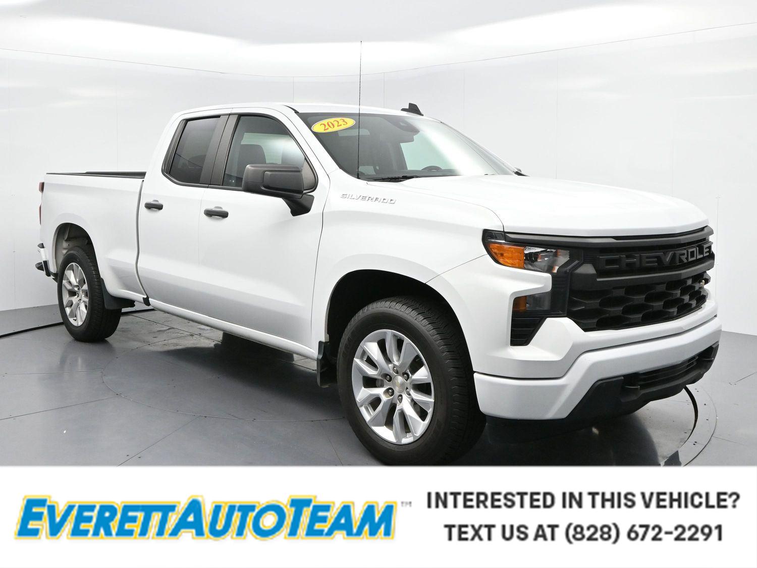 Summit White 2023 Chevrolet Silverado 1500 Pickup Truck 4X2 Automatic