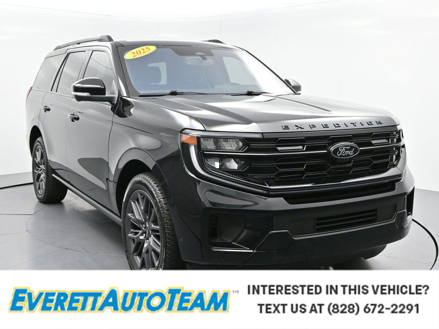 Agate Black 2025 Ford Expedition SUV / Crossover Four-Wheel Drive Automatic