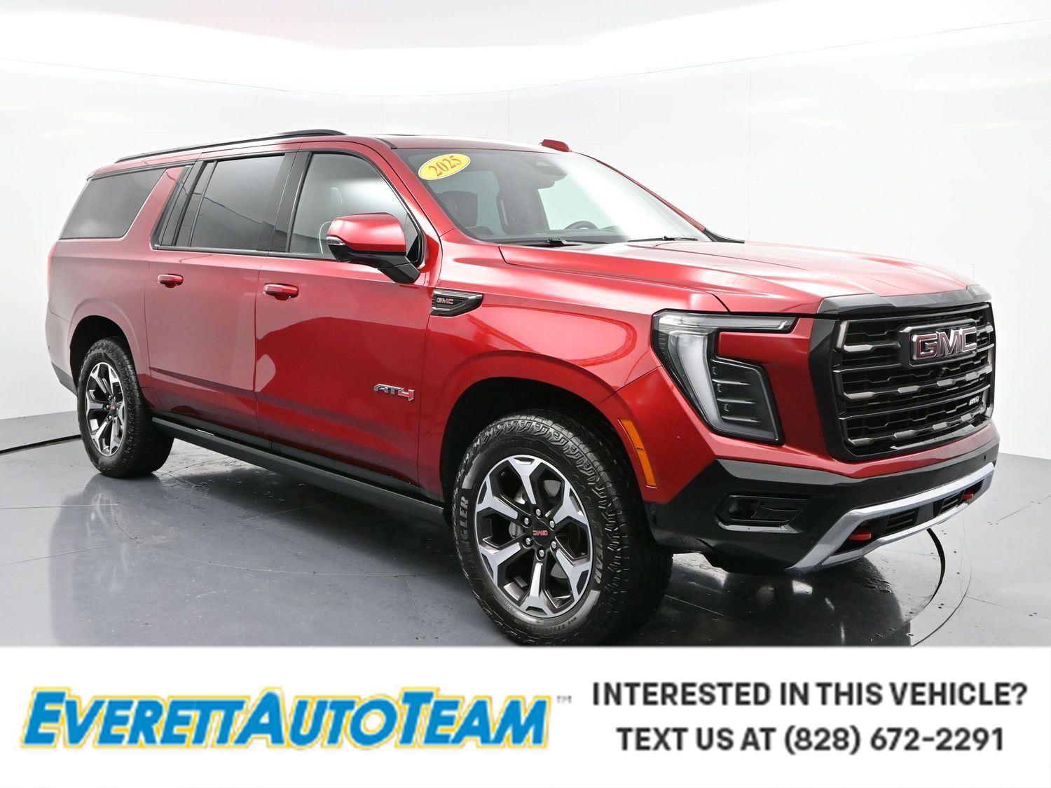 Volcanic Red Tintcoat 2025 GMC Yukon XL AT4 Ultimate 4WD SUV / Crossover Four-Wheel Drive Automatic
