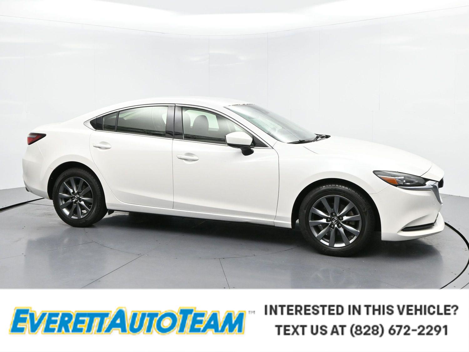 Snowflake White Pearl Mica 2018 Mazda MAZDA6 Sedan Front-Wheel Drive Manual