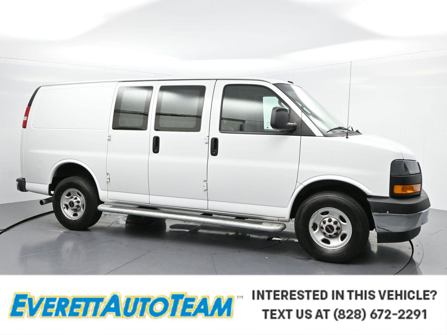 Summit White 2024 GMC Savana Cargo Van Rear-Wheel Drive 8-Speed Automatic