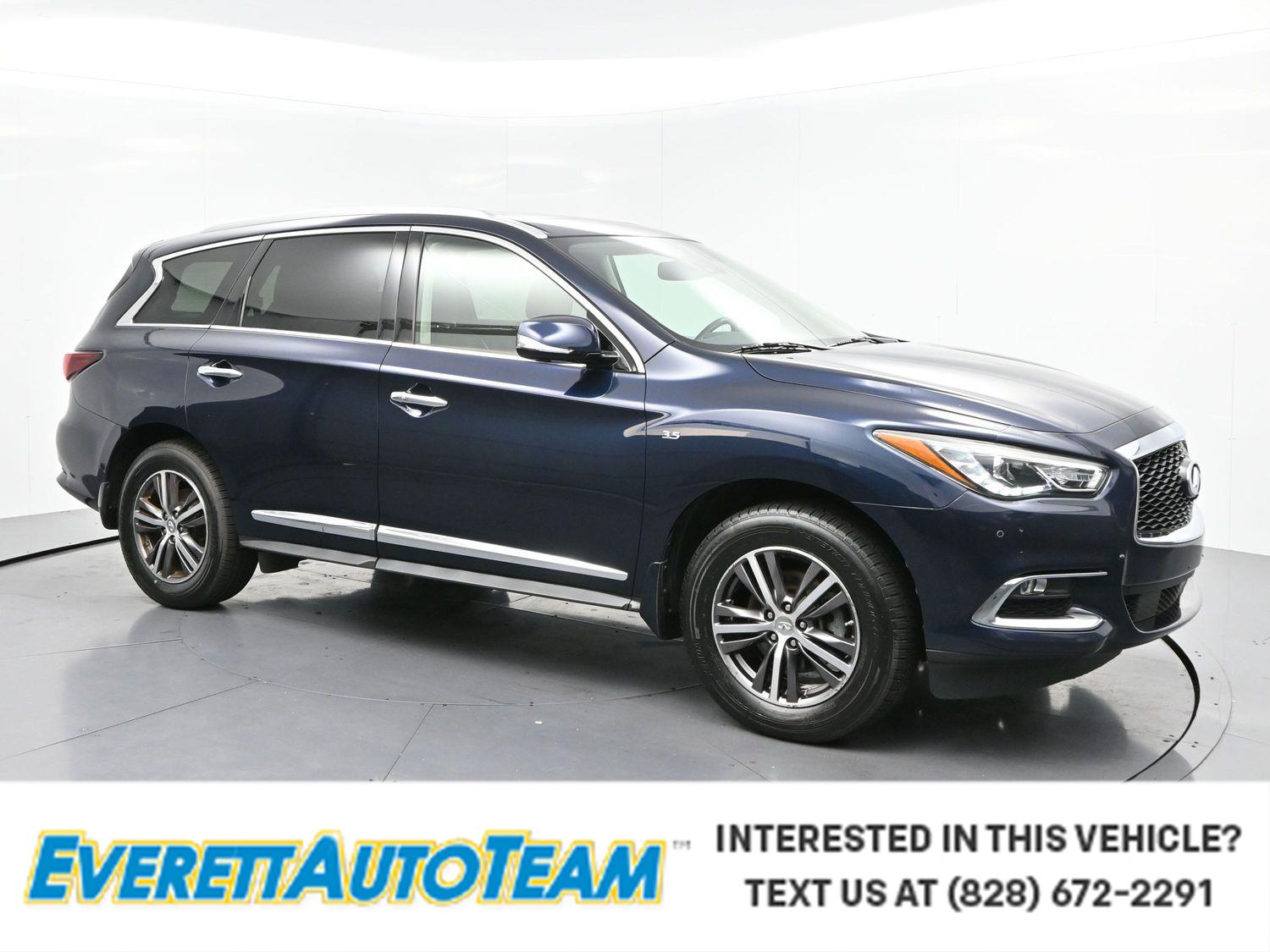 Hermosa Blue 2019 INFINITI QX60 SUV / Crossover All-Wheel Drive Continuously Variable Transmission