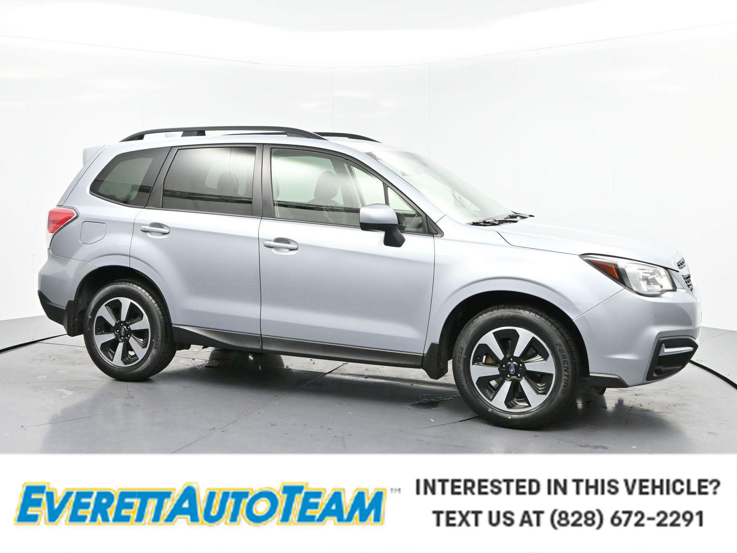 Ice Silver Metallic 2018 Subaru Forester SUV / Crossover All-Wheel Drive Continuously Variable Transmission