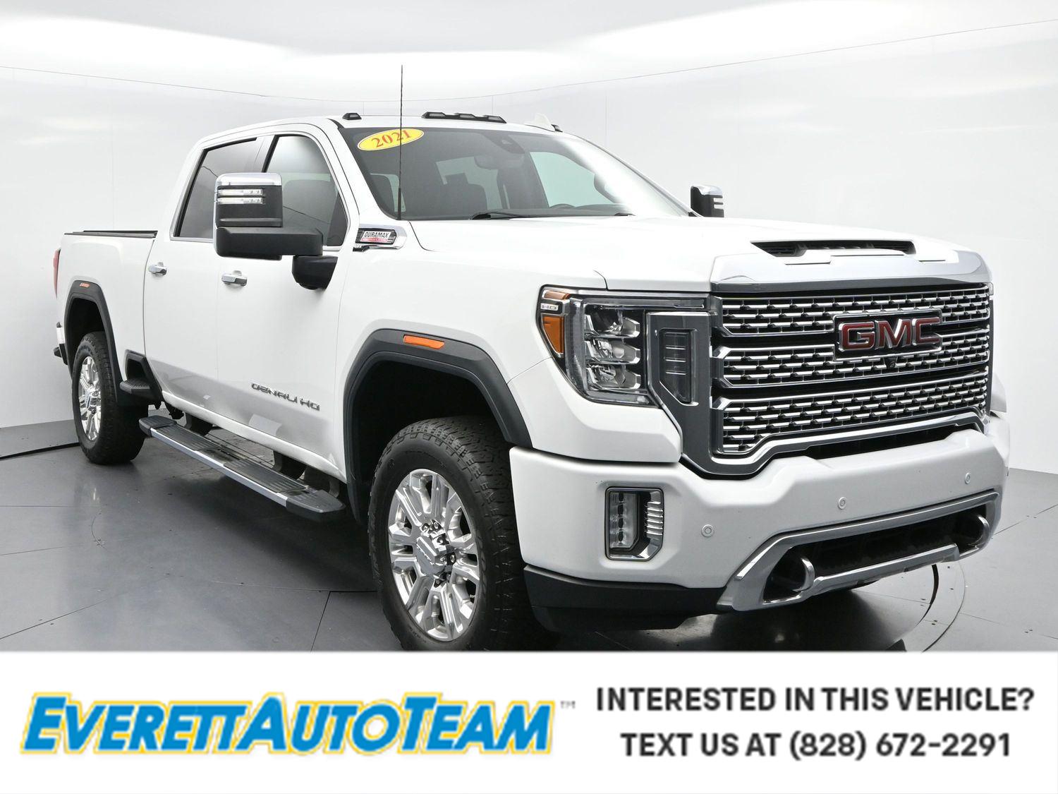 Summit White 2021 GMC Sierra 2500HD Pickup Truck Four-Wheel Drive Automatic