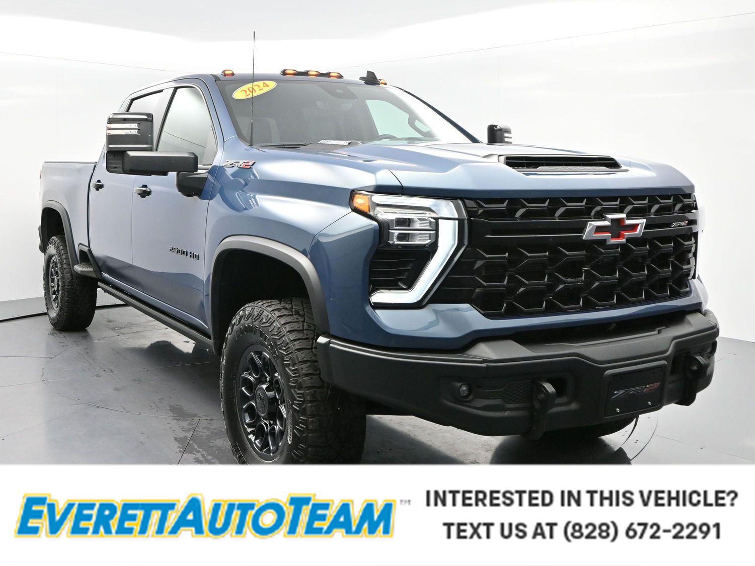 Lakeshore Blue Metallic 2024 Chevrolet Silverado 2500HD Pickup Truck Four-Wheel Drive Automatic