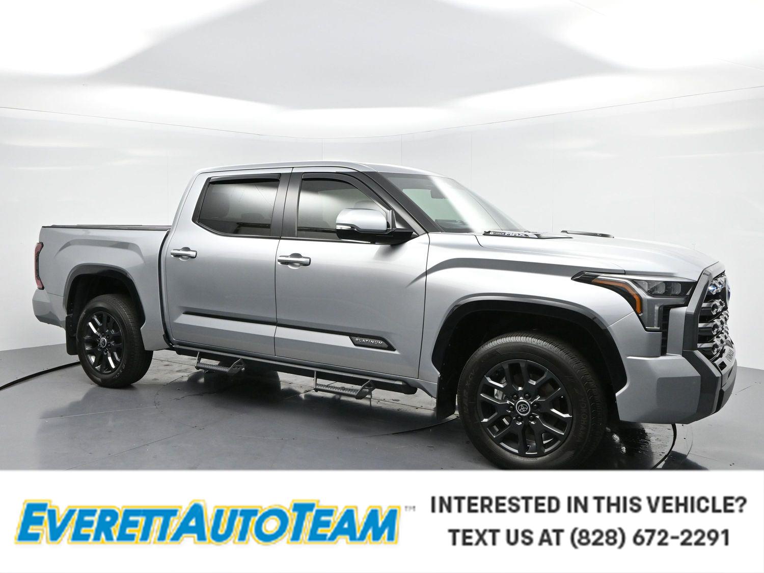 Celestial Silver Metallic 2024 Toyota Tundra Hybrid Pickup Truck Four-Wheel Drive Automatic