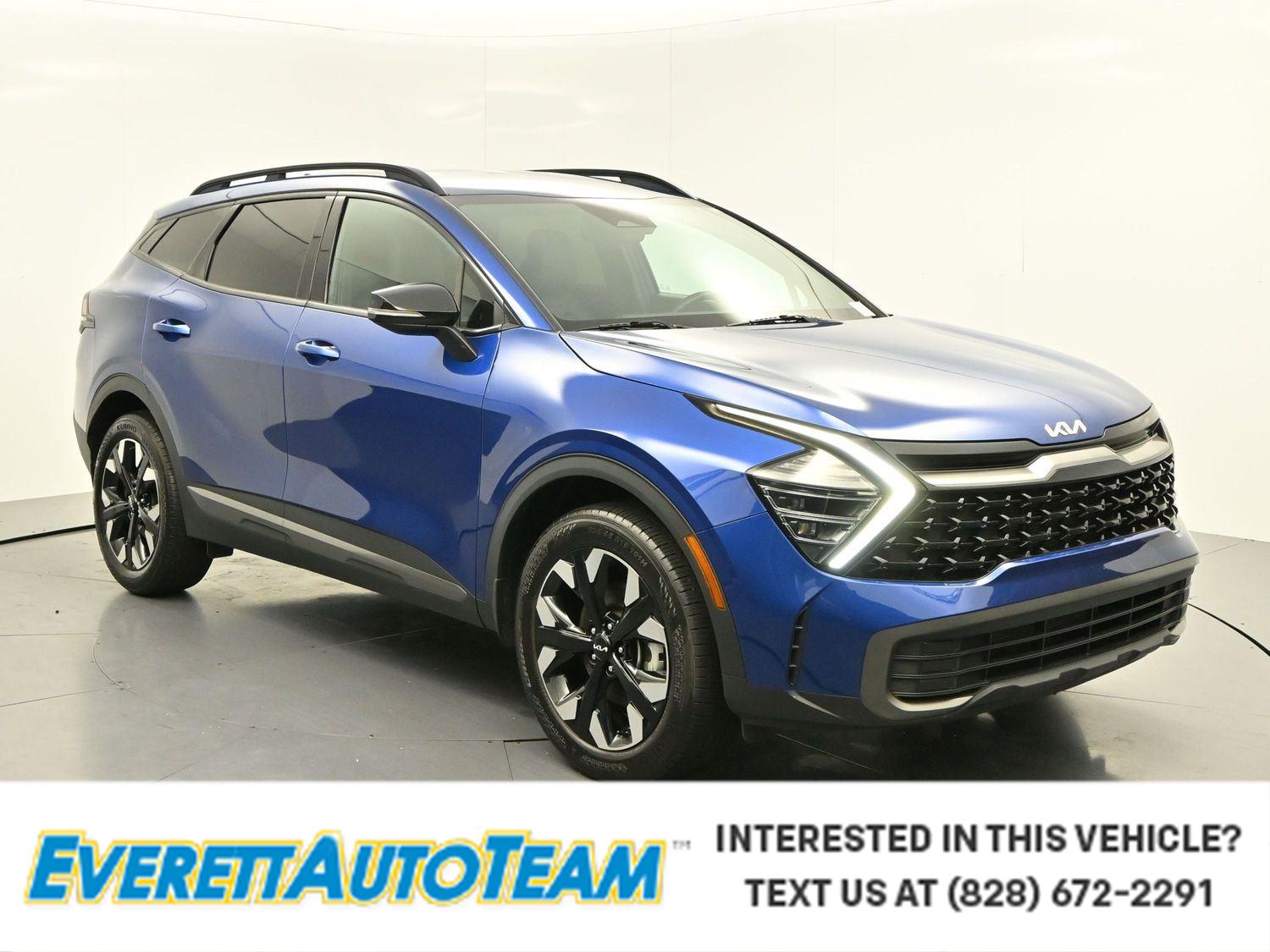 Sapphire Blue 2024 Kia Sportage SUV / Crossover All-Wheel Drive Automatic
