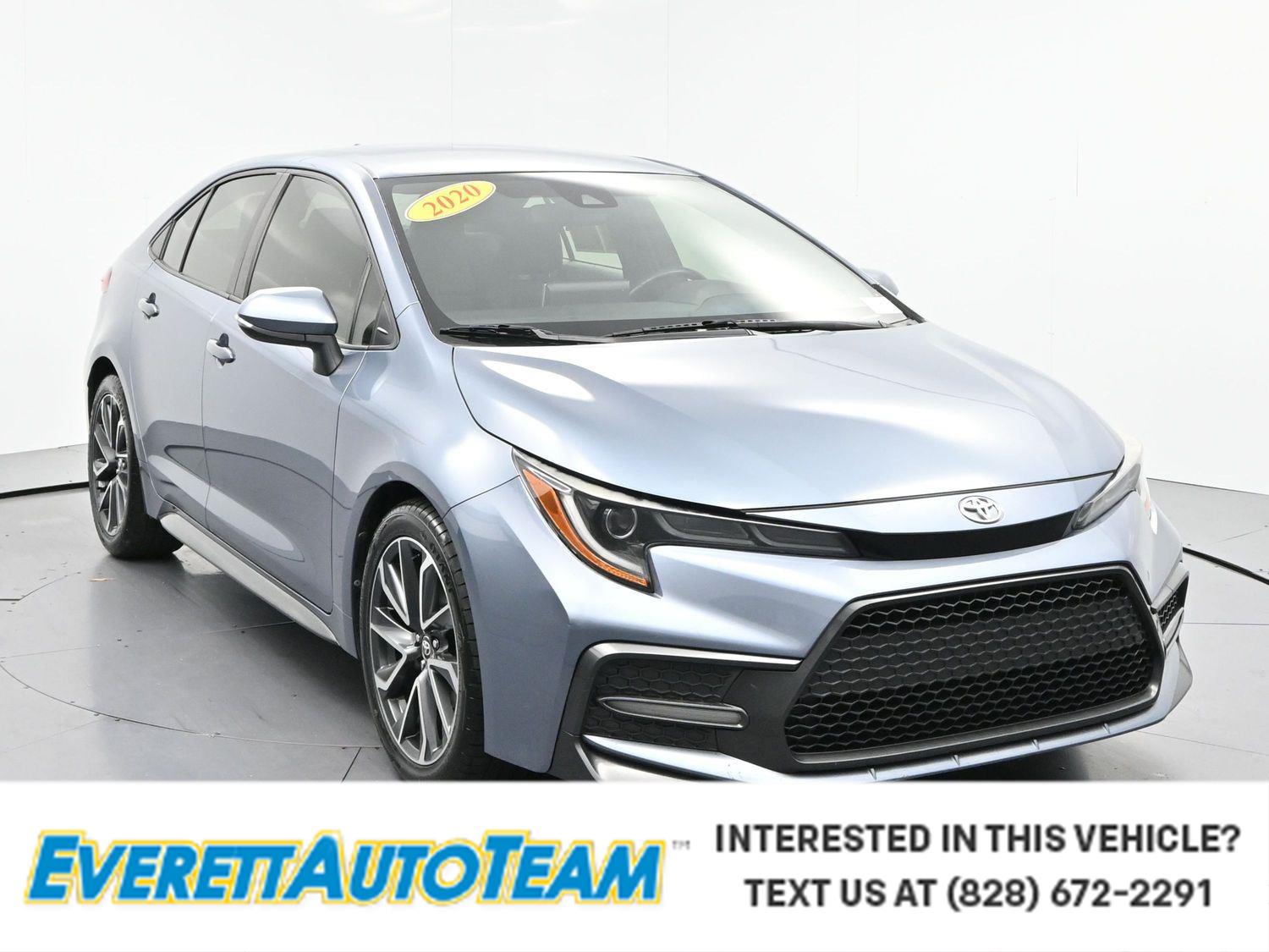 Celestite Gray Metallic 2020 Toyota Corolla Sedan Front-Wheel Drive Continuously Variable Transmission