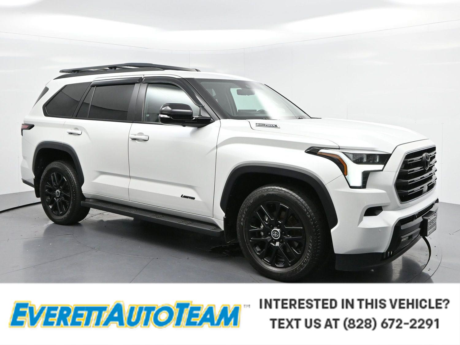 White (Wind Chill Pearl) 2024 Toyota Sequoia SUV / Crossover Four-Wheel Drive Automatic