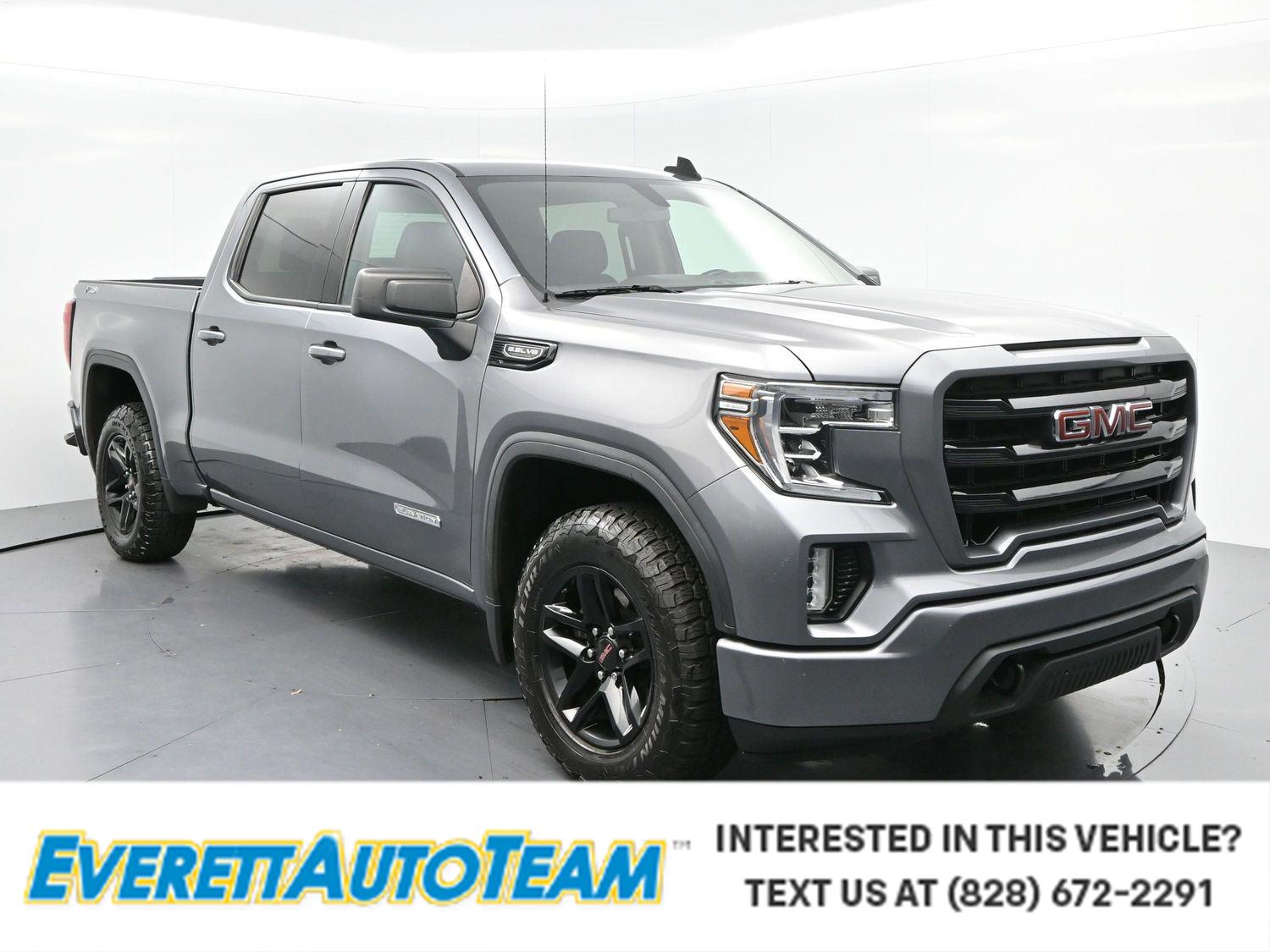 Gray (Satin Steel Metallic) 2021 GMC Sierra 1500 Pickup Truck Four-Wheel Drive 8-Speed Automatic