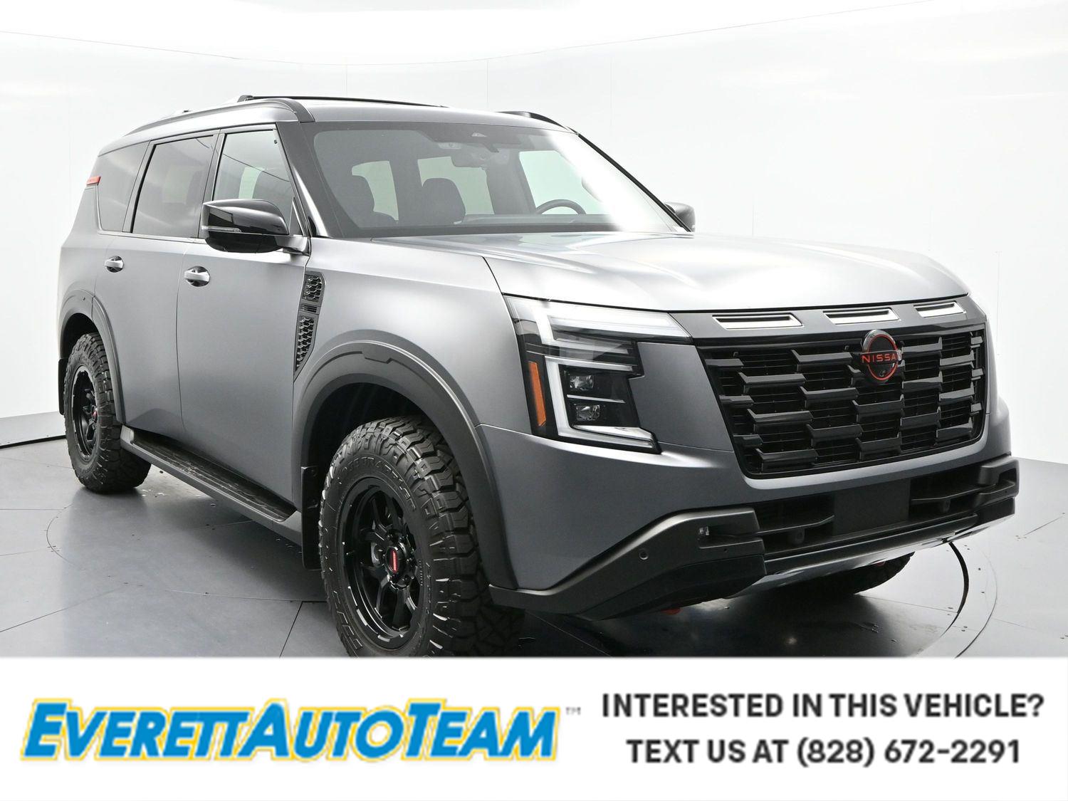 Gray (Gun Metallic) 2025 Nissan Armada SUV / Crossover Four-Wheel Drive Automatic