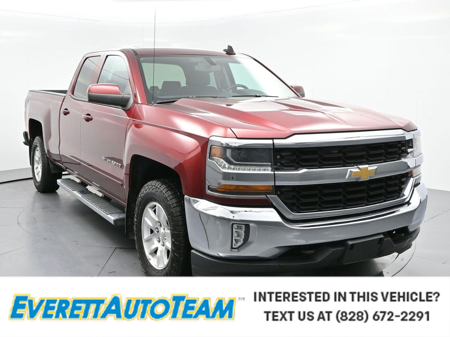 Siren Red Tintcoat 2016 Chevrolet Silverado 1500 Pickup Truck Four-Wheel Drive 6-Speed Automatic