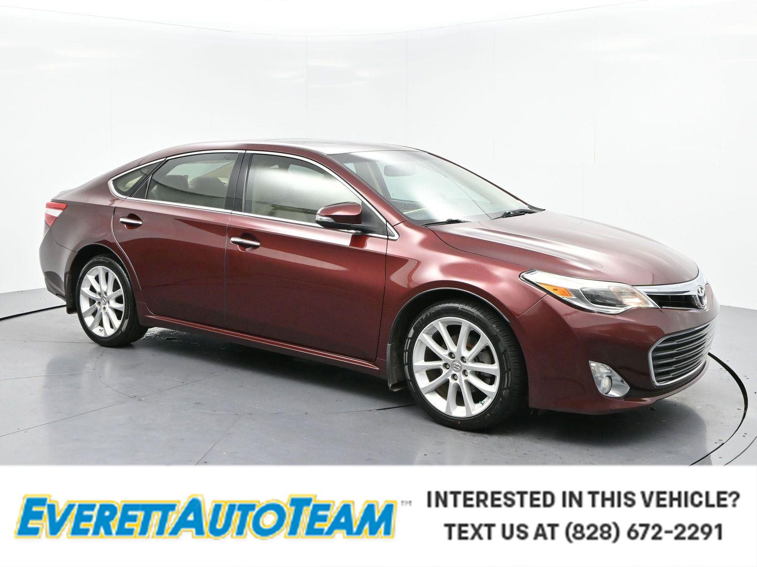 Moulin Rouge Mica 2013 Toyota Avalon Sedan Front-Wheel Drive Automatic