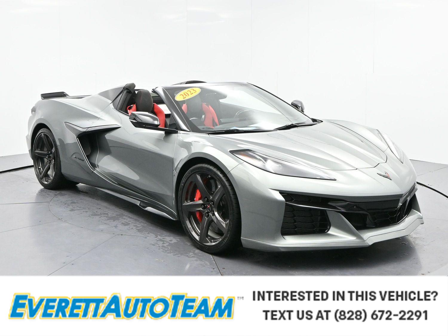 Hypersonic Gray Metallic 2023 Chevrolet Corvette Convertible Rear-Wheel Drive 8-Speed Dual Clutch