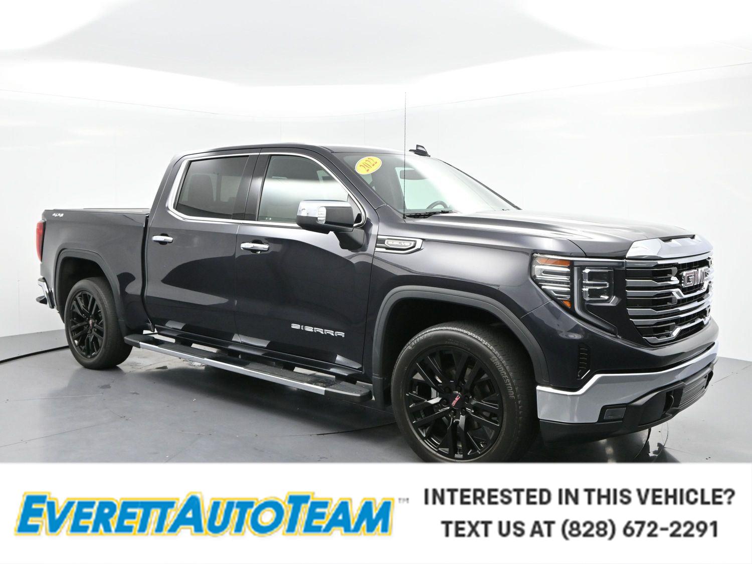 Titanium Rush Metallic 2022 GMC Sierra 1500 Pickup Truck Four-Wheel Drive Automatic