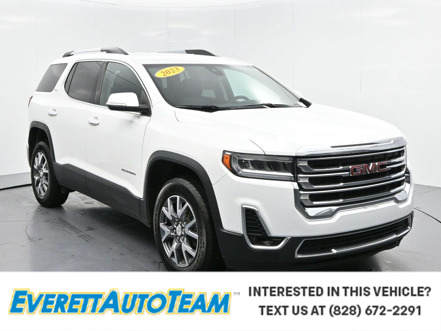 Summit White 2023 GMC Acadia SUV / Crossover Front-Wheel Drive 9-Speed Automatic