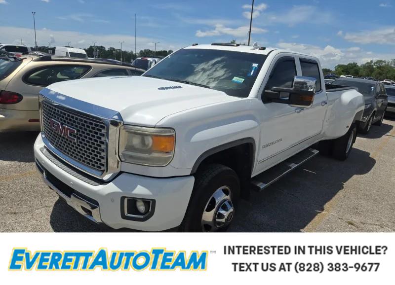 Summit White 2016 GMC Sierra 3500HD Pickup Truck Four-Wheel Drive 6-Speed Automatic