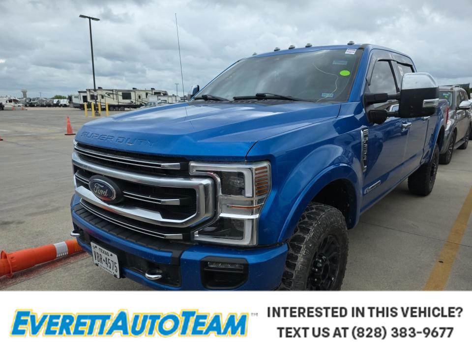 Velocity Blue 2021 Ford F-250 Super Duty Pickup Truck Four-Wheel Drive Automatic