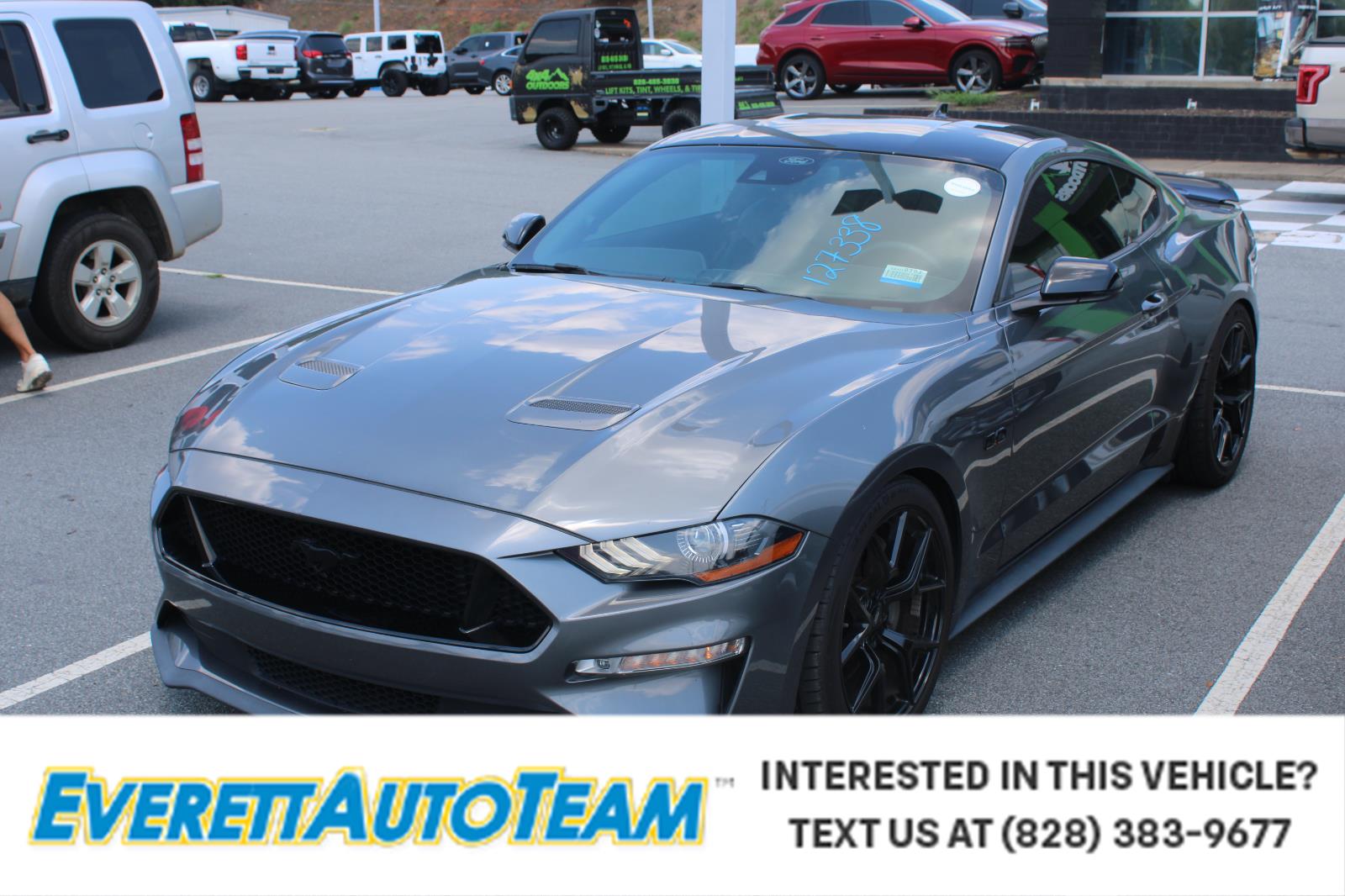 Gray (Carbonized Grey) 2021 Ford Mustang Coupe Rear-Wheel Drive 6-Speed Manual
