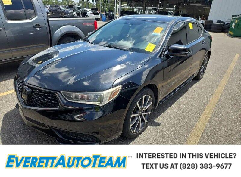 Crystal Black Pearl 2018 Acura TLX Sedan Front-Wheel Drive Automatic