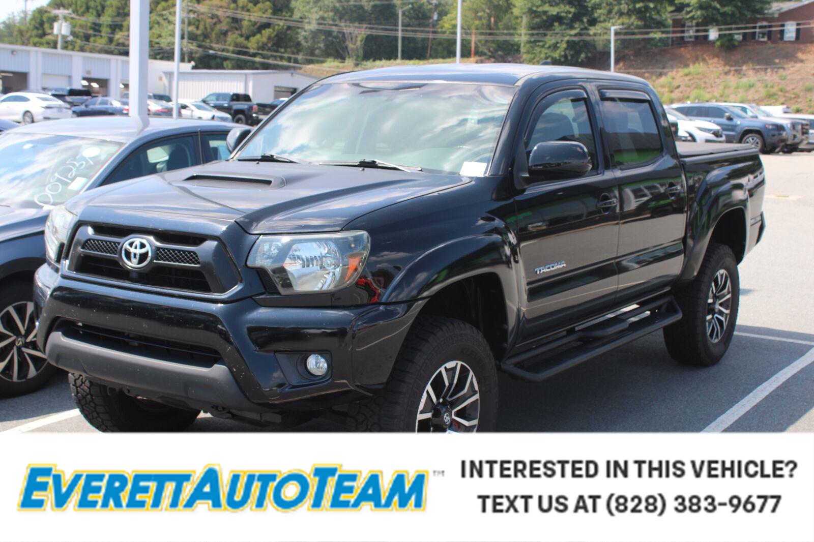 Black 2014 Toyota Tacoma Pickup Truck Four-Wheel Drive 5-Speed Automatic