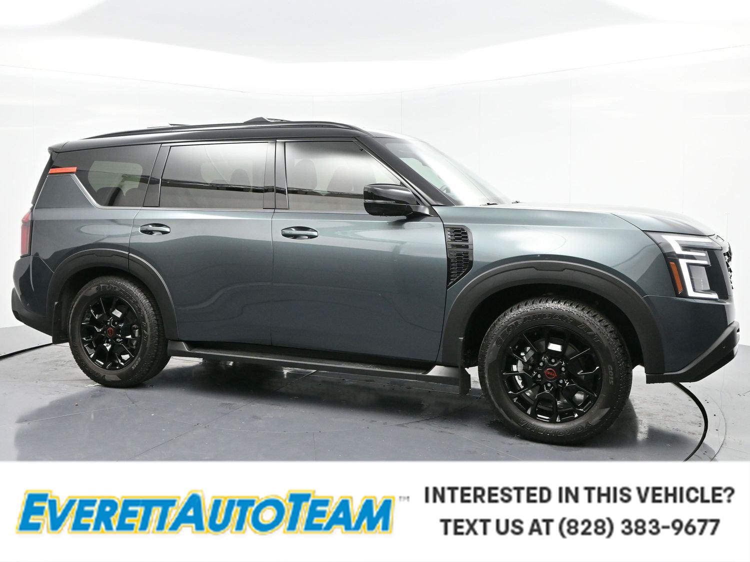 Alpine Metallic/Super Black 2025 Nissan Armada PRO-4X 4WD SUV / Crossover Four-Wheel Drive Automatic