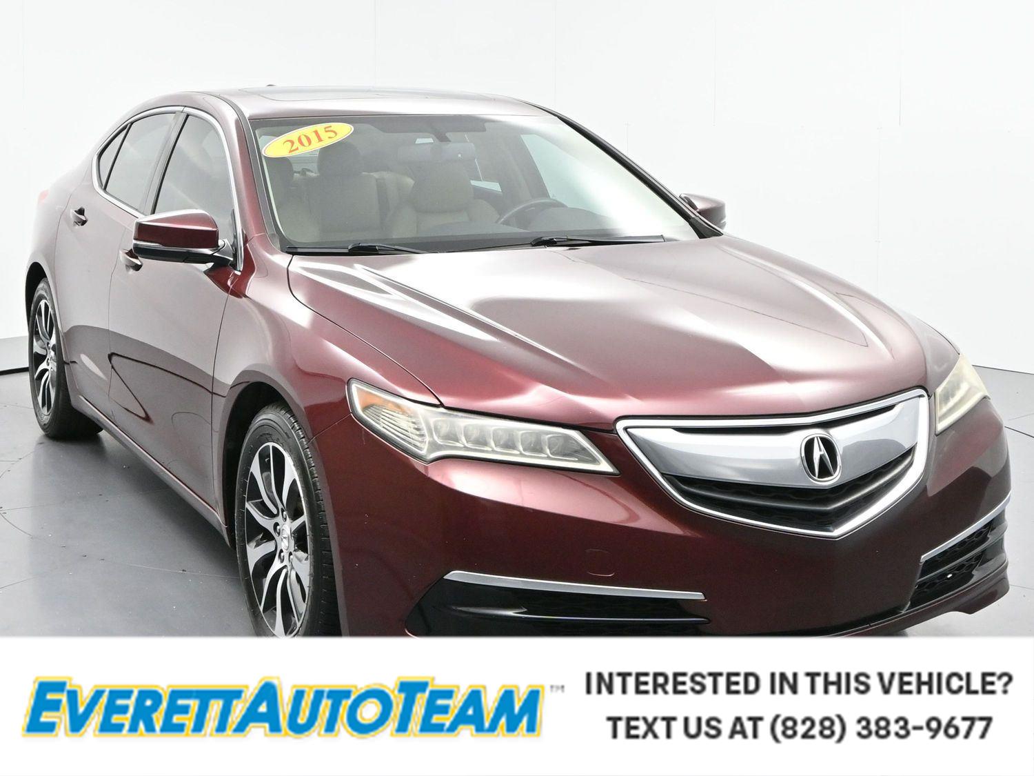 Basque Red Pearl II 2015 Acura TLX FWD Sedan Front-Wheel Drive Automatic