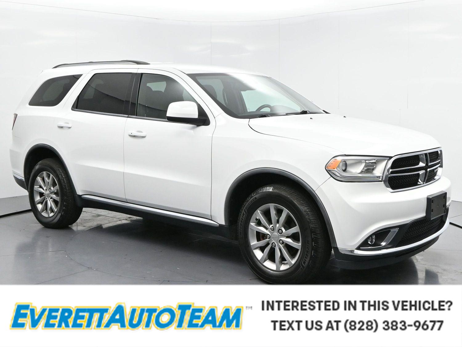 Bright White Clearcoat 2016 Dodge Durango SUV / Crossover All-Wheel Drive 