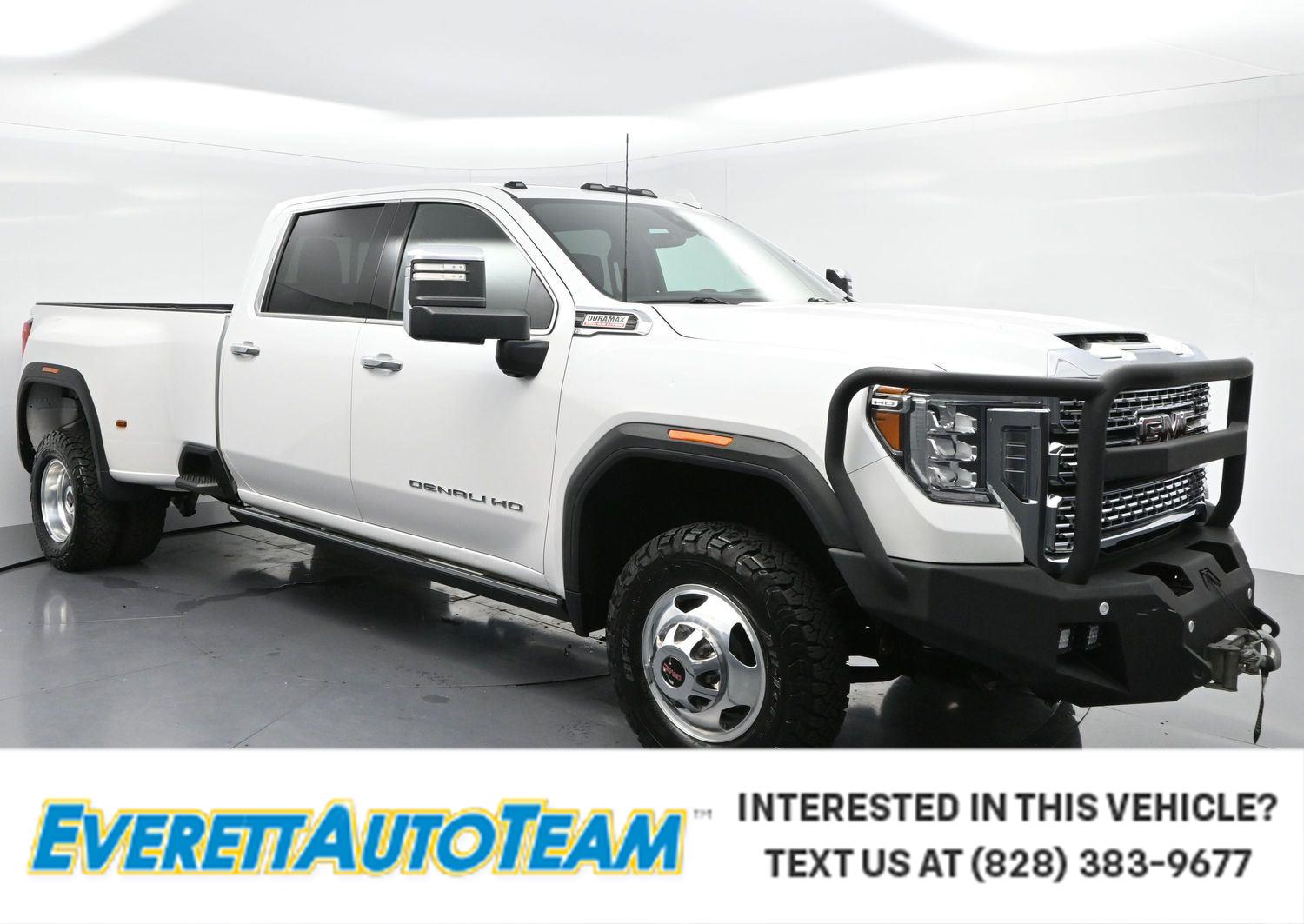 White Frost Tricoat 2022 GMC Sierra 3500HD Pickup Truck Four-Wheel Drive Automatic