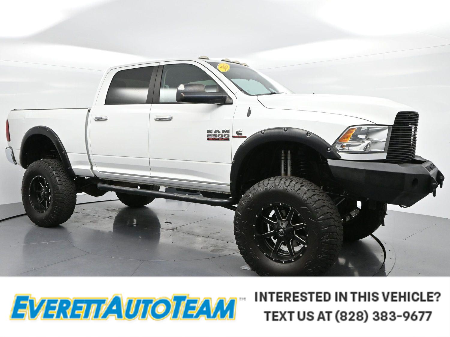Bright White Clearcoat 2015 RAM 2500 Pickup Truck Four-Wheel Drive 6-Speed Automatic
