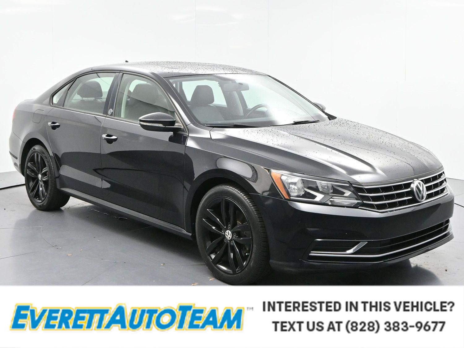Deep Black Pearl 2019 Volkswagen Passat Sedan Front-Wheel Drive Automatic