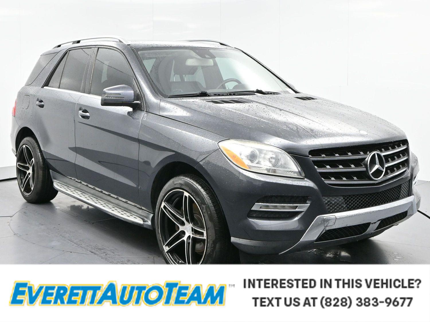 Steel Gray Metallic 2014 Mercedes-Benz M-Class SUV / Crossover All-Wheel Drive Automatic