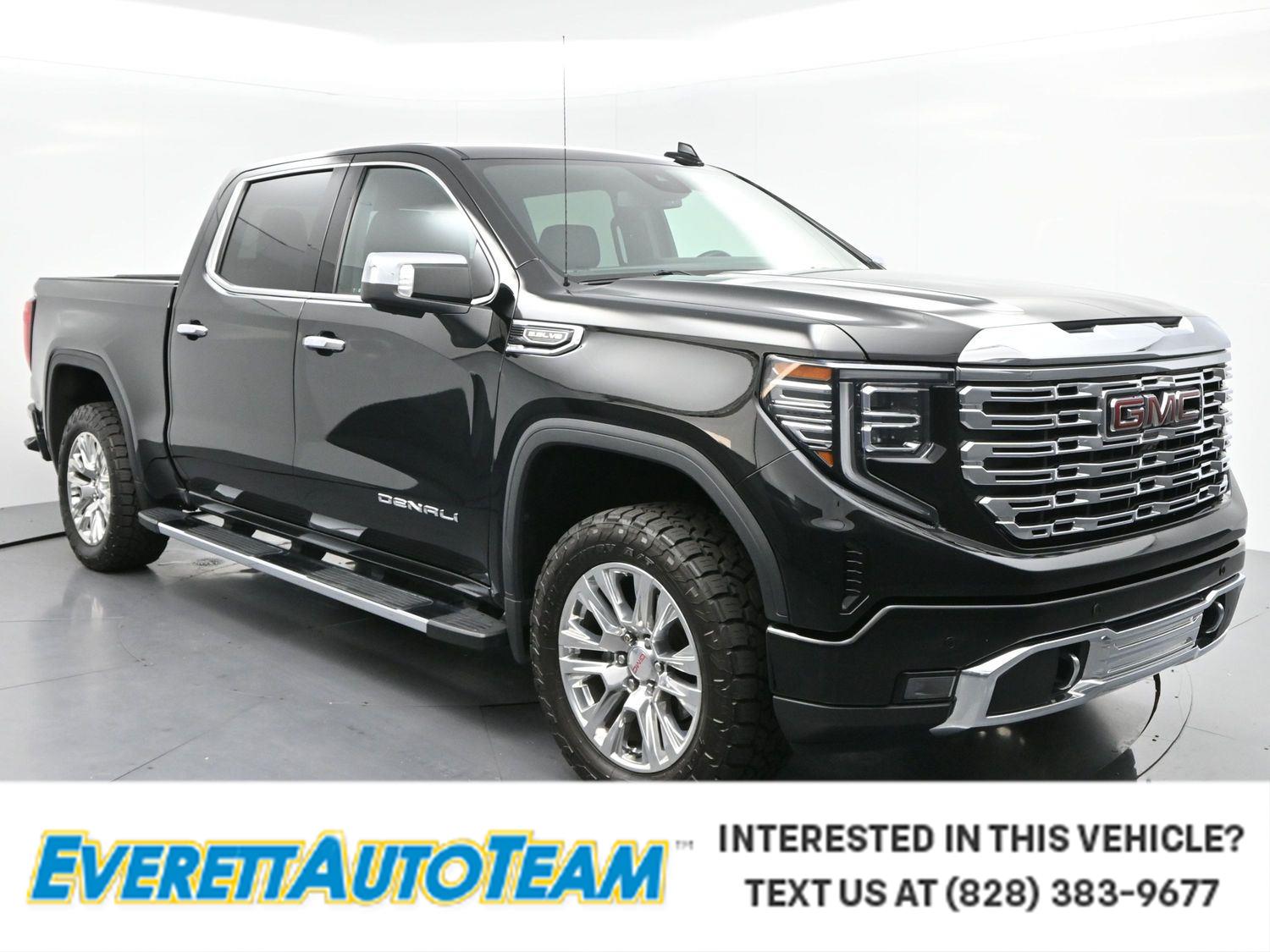 Onyx Black 2022 GMC Sierra 1500 Pickup Truck Four-Wheel Drive Automatic