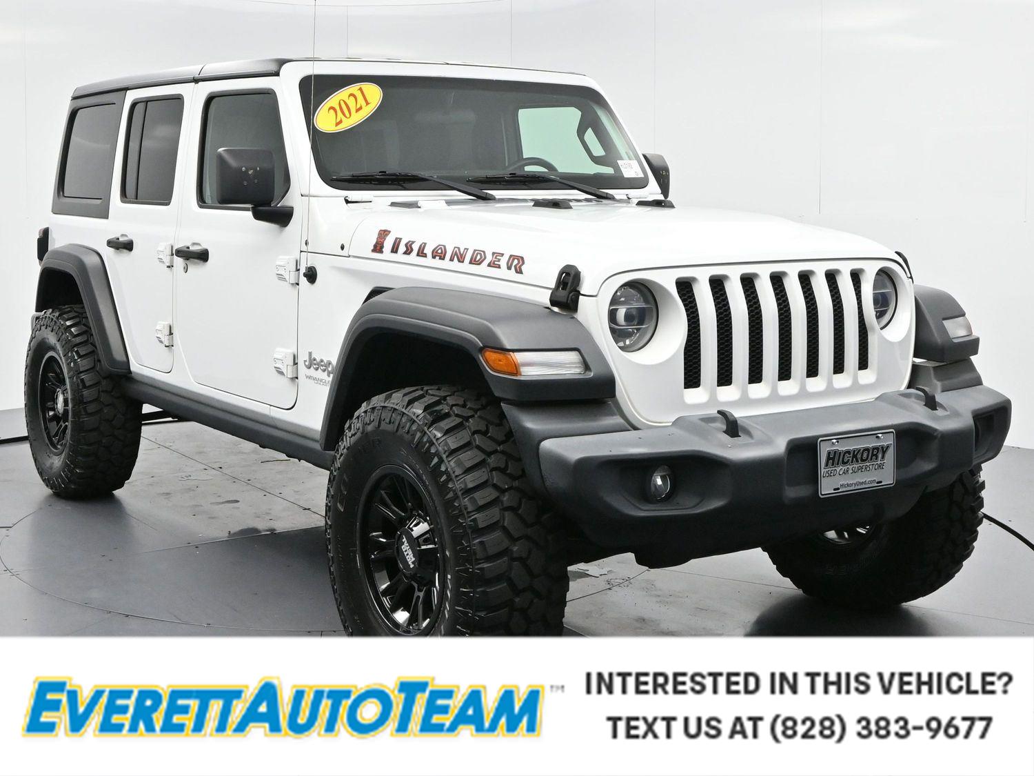 Bright White Clearcoat 2021 Jeep Wrangler SUV / Crossover Four-Wheel Drive 8-Speed Automatic