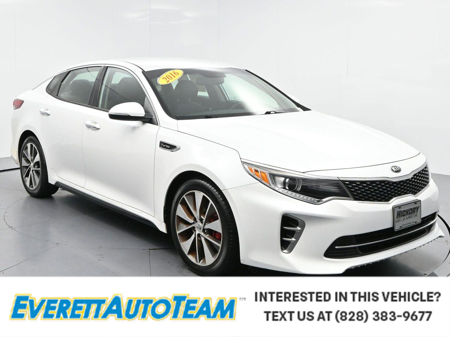 Snow White Pearl 2016 Kia Optima Sedan Front-Wheel Drive Automatic