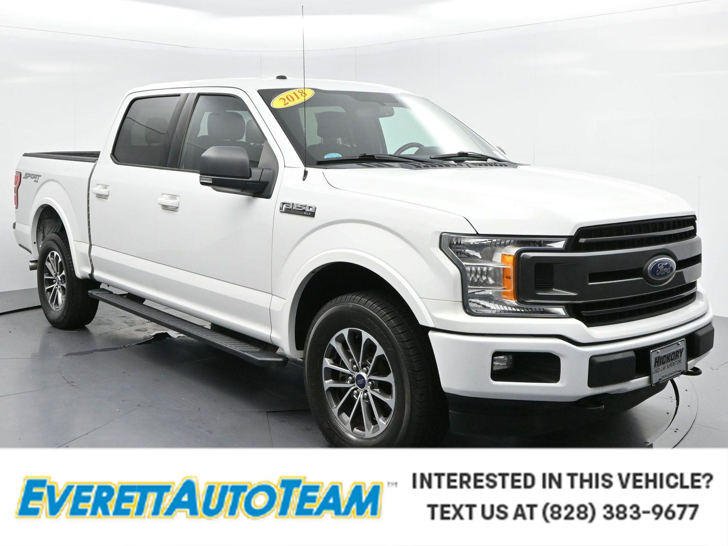 Oxford White 2018 Ford F-150 Pickup Truck Four-Wheel Drive Automatic